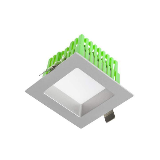 11W Square Low Glare Kit 3000K Warm White, Cutout: 115 * 115mm - SILVER - The Lighting Shop