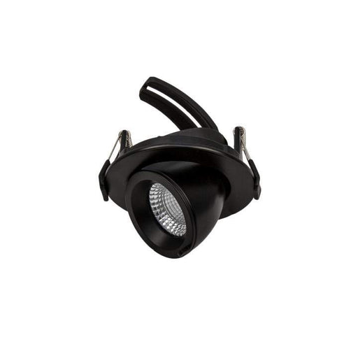 9W Mini Tilt / Rotate Warm White 3K Black Cutout: 75mm - The Lighting Shop