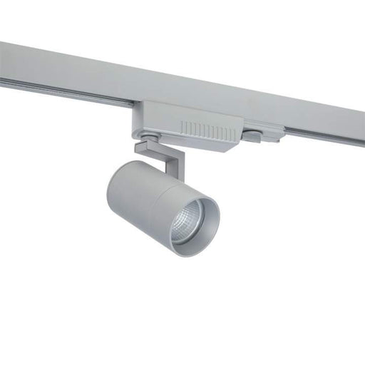 13W Three Circuit LED Track Spot Dimmable Warm 3K Silver D60 * H169mm - The Lighting Shop