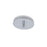 TRACK 1 CIRCUIT CEILING MOUNT ADAPTOR SPOT/FLOOD, D20mm x H25mm - SILVER - The Lighting Shop
