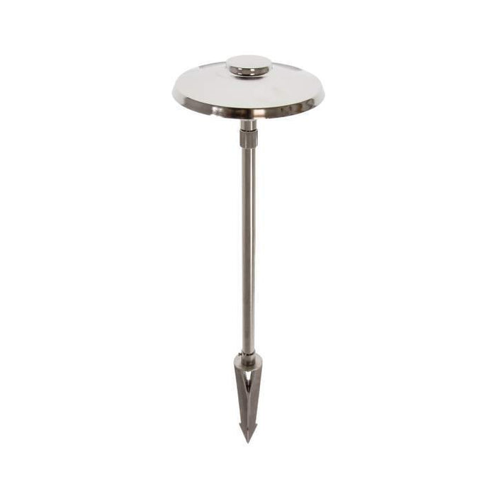 2700K Std Hat Spike Spot 5W Telescopic - STAINLESS STEEL - The Lighting Shop