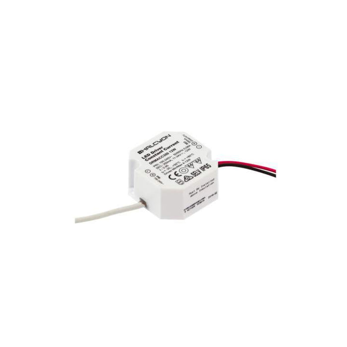 12W Mini Non Dimmable Driver Cconstant Current IP65 350Ma L50 X W48 X H24mm - The Lighting Shop
