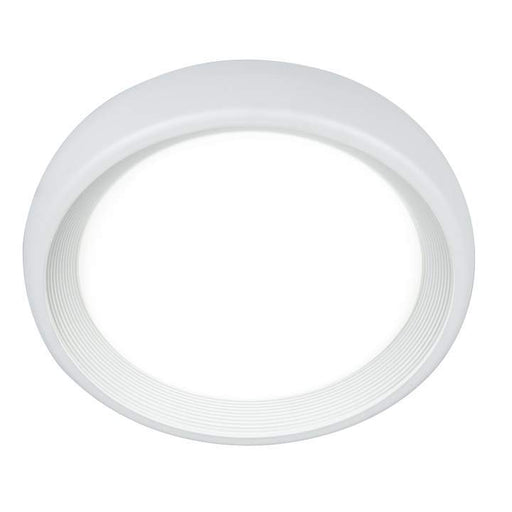13W LED Exterior Ceiling Button Range White 3000K Warm White D245 X H74mm - The Lighting Shop