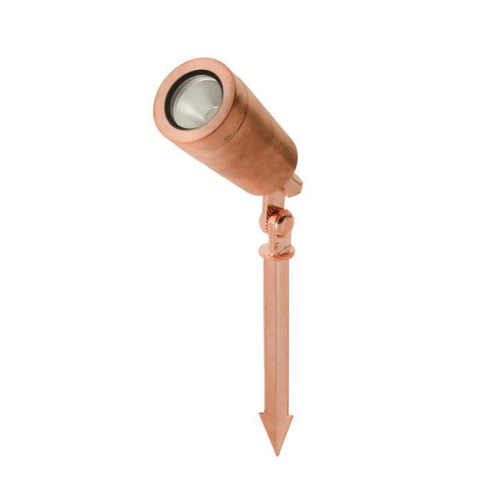 7W Spike Or Surface Mount Spot Copper 2700K Warm White - The Lighting Shop
