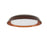 18W Surface Mt Button Craft Series Warm White 3K Brown DIA:350mm - The Lighting Shop