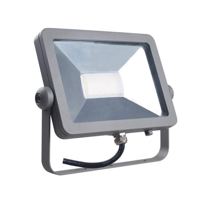 20W Exterior Flood Natural White 4K Charcoal L185 * W95 * H21mm - The Lighting Shop