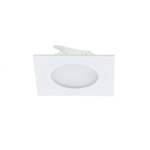 3W Recess CAb Fixed Square 350Ma Cc Natural White 4K White Cutout: 58mm - The Lighting Shop