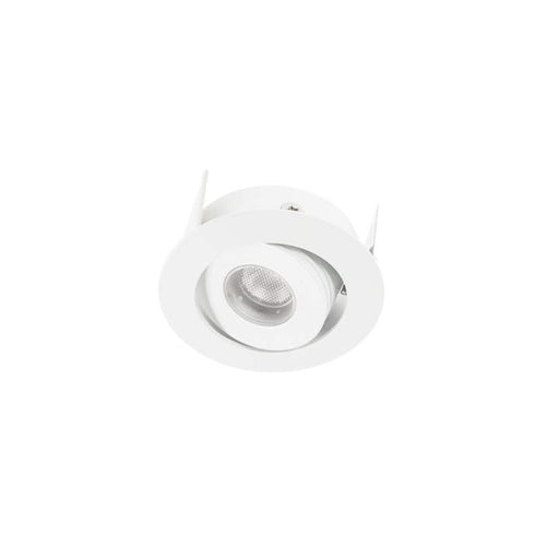 1.2W Mini Tilt Low Glare 3000K Warm White DIA:52mm - WHITE - The Lighting Shop