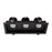 3 * 11W Cevon Tilt Rotate Triple Warm White 3K Black Dim: L300 * W115 * H90mm - The Lighting Shop