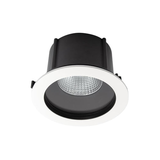 Exterior Commercial Recessed Large Low Glare <25.5W- White - The Lighting Shop