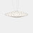 White Both Sides Flax Pendants - The Lighting Shop