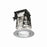 Home Lighting Silver Painted Ceiling Plate, Round Shape With Reflectors - The Lighting Shop