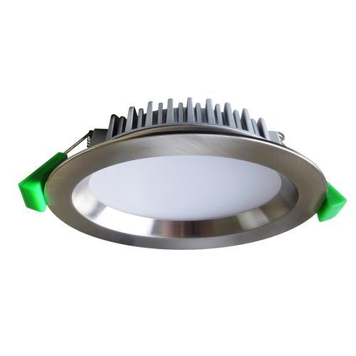 20W Geoled Round Downlight Complete With Coverable Driver 3K/4K/6K CCT IP44 188mm * 45mmHeight - WHITE/BCH - The Lighting Shop