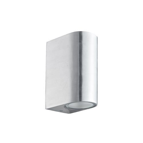 230V 2x35W Small Al - Surface Mount Up / Down Wall Light - The Lighting Shop