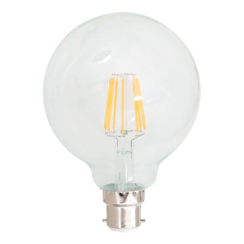 G125 230V 8W E27/B22 LED Filament Lamp - The Lighting Shop