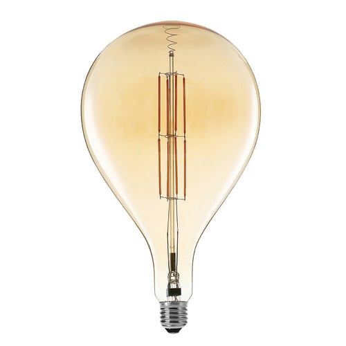 230V P180 9W E27/B22 LED Filament Lamp 2700K 180Ø x 320mm - The Lighting Shop