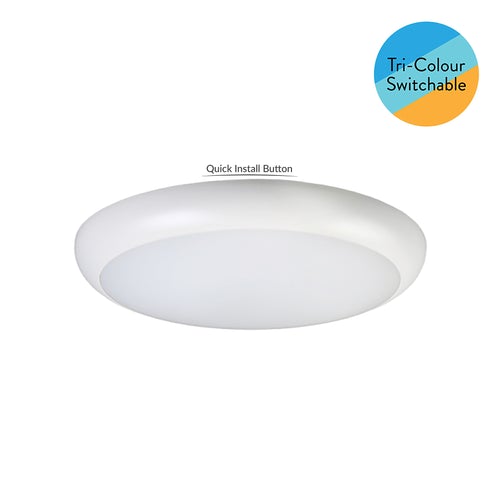 Easy B - Large 24W IP65 Dimmable LED Button 3/4/6K CCT - The Lighting Shop