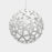 White 1 side Coral Pendants - The Lighting Shop