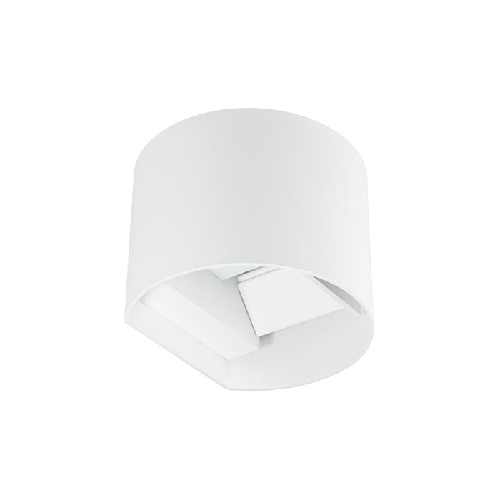 WALL CYLINDER TWO WAY "UP DOWN" 2 X 6W - WHITE - The Lighting Shop