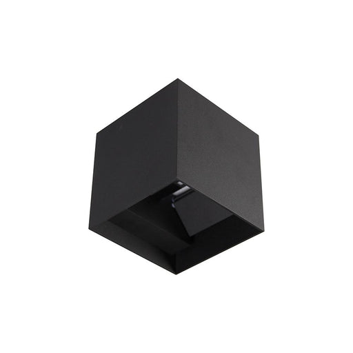 Wall Cube Two Way Up Down" 2 X 6W" - BLACK - The Lighting Shop