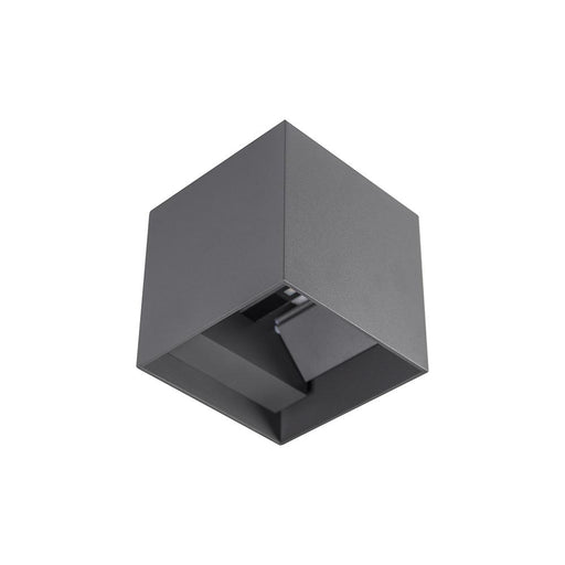 Wall Cube Two Way Up Down" 2 X 6W" - CHARCOAL - The Lighting Shop