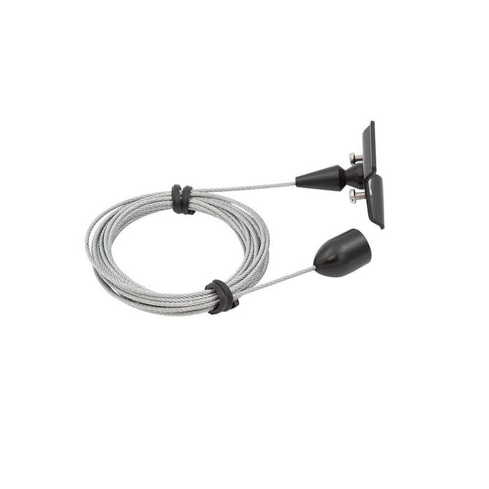 TRACK 1 CIR SUSPENSION CABLE - BLACL - The Lighting Shop