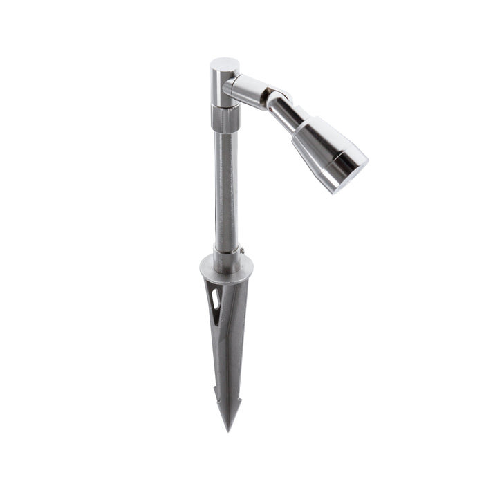 3W 216 LUMENS MINI LANDSCAPE TELESCOPIC SPIKE SINGLE - STAINLESS STEEL - The Lighting Shop