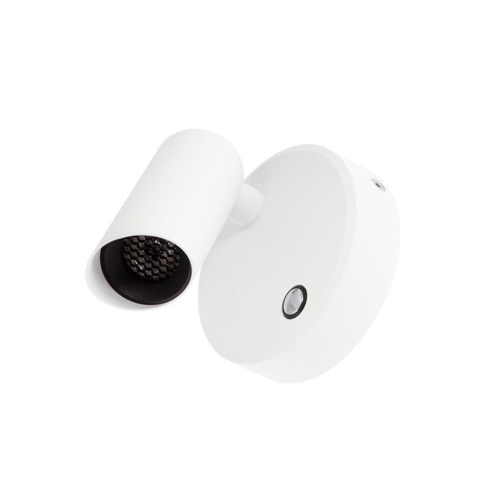 5W Touch Button Reading Spot X-Low Glare 3000K Warm White DIA 82mm - White - The Lighting Shop