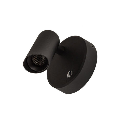 5W Touch Button Reading Spot X-Low Glare 3000K Warm White DIA 82mm - BLACK - The Lighting Shop