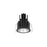 CEVON DARK ART MINI 11W, Cut Out 60mm - BLACK/SILVER - The Lighting Shop