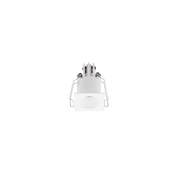 3W CEVON MINI ROUND DARK LIGHT 3000K Warm White D44 x 70mm - WHITE/WHITE - The Lighting Shop