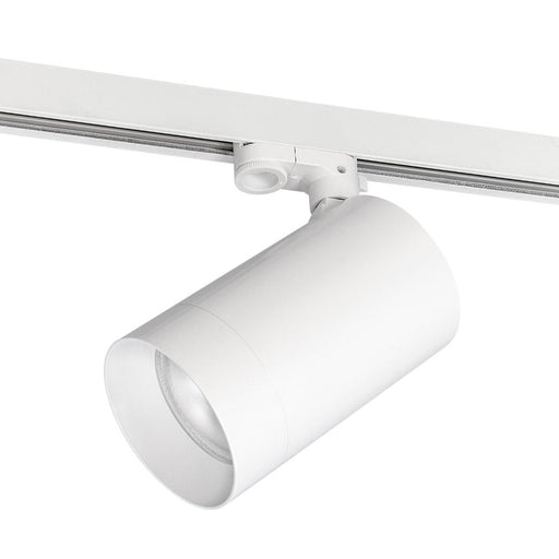 25W White 4000 Natural White THREE CIRCUIT DIMMABLE TRACK SPOT - The Lighting Shop