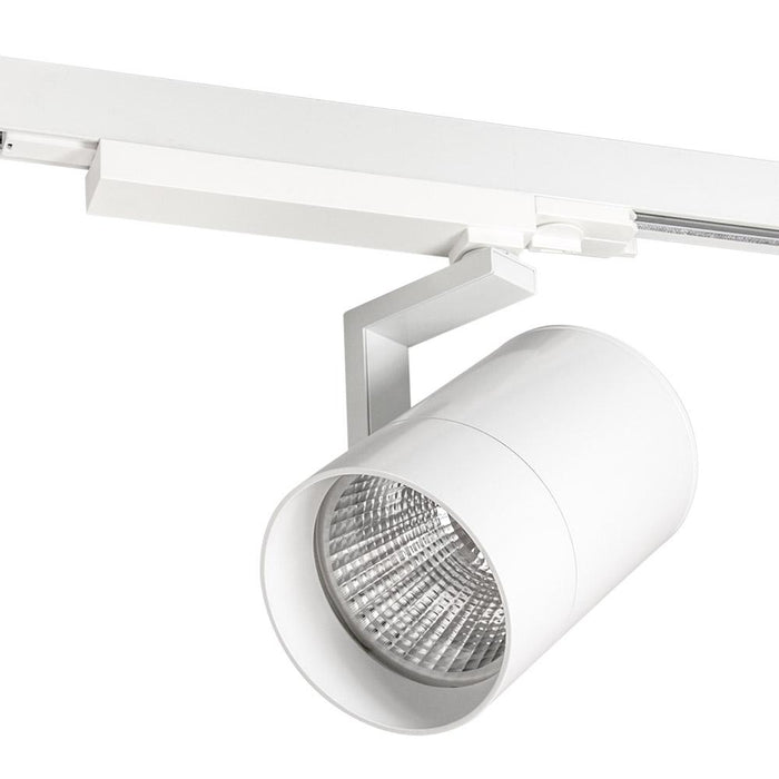 36W White 3000K Warm White THREE CIRCUIT DIMMABLE TRACK SPOT D118mm x L181mm - The Lighting Shop