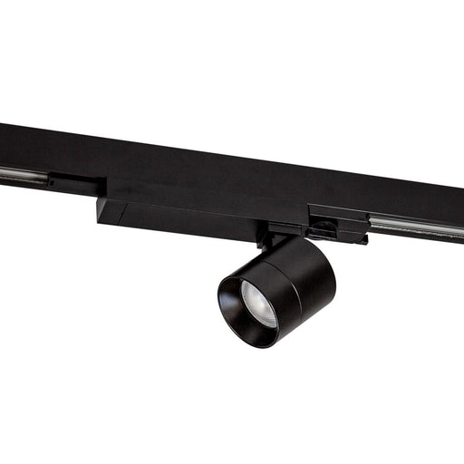 10W Black THREE CIRCUIT DIMMABLE TRACK SPOT 4000K Natural WHITE (D60mm * L65mm) - The Lighting Shop