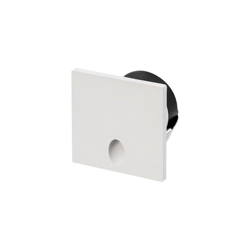 1.05W MINI DIRECTIONAL PIN SQUARE 3000K Warm White, Cut Out 35mm - WHITE - The Lighting Shop