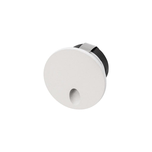 1.05W MINI DIRECTIONAL PIN ROUND 3000K Warm White, Cut Out 35mm - WHITE - The Lighting Shop