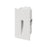 1.05W MINI SLOT RECTANGULAR STANDARD 3000K Warm White, Cut Out 70 X 35mm - WHITE - The Lighting Shop