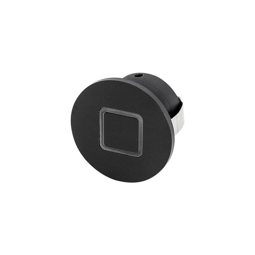 1.05W MINI ROUND GLOW Square Effect 3000K Warm White, Cut Out 35mm - BLACK - The Lighting Shop