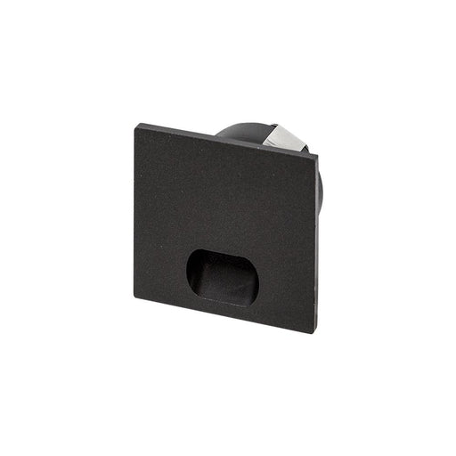 1.05W MINI DIRECTIONAL SQUARE 3000K Warm White, Cut Out 35mm - BLACK - The Lighting Shop