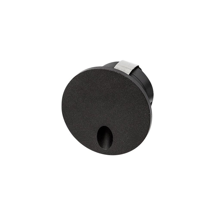 1.05W MINI DIRECTIONAL PIN ROUND 3000K Warm White, Cut Out 35mm - BLACK - The Lighting Shop