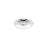 CEVON 11W DARK ART TRIMLESS CRI97+ 3000K Warm White, Cutout 105mm - WHITE/SILVER - The Lighting Shop
