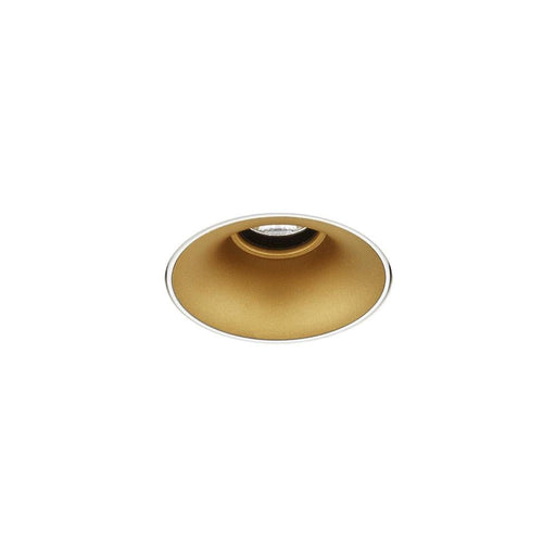 CEVON 11W DARK ART TRIMLESS CRI97+ 3000K Warm White, Cutout 105mm - WHITE/GOLD - The Lighting Shop