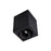 10W CEVON Dark Art Tilt/Rotate Square 3000K Warm White Downlight - BLACK&BLACK - The Lighting Shop