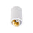 10W CEVON Dark Art Tilt/Rotate Round 3000K Warm White Downlight - WHITE&GOLD - The Lighting Shop