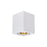 10W CEVON Dark Art Tilt/Rotate Square 3000K Warm White Downlight - WHITE&GOLD - The Lighting Shop