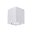 10W CEVON Dark Art Tilt/Rotate Square 3000K Warm White Downlight - WHITE&WHITE - The Lighting Shop