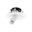 CEVON 10W DARK ART TRIMLESS TUBE CRI97+3000K Warm White, Cutout 130mm - WHITE/WHITE - The Lighting Shop