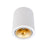 14W CEVON Dark Art Tilt/Rotate Round 3000K Warm White Downlight - WHITE&GOLD - The Lighting Shop